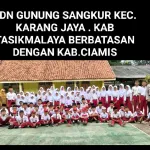 SDN Gunungsangkur Kab. Tasikmalaya Letak Geografisnya Dipelosok Desa-Deda Ujung Perbatasan Dengan Kabupaten Ciamis Namun Kebersihan , Disiplin Serta Ahlaq Anak Anak yang Kuat Akan Pondasi Religius Islami Patut Dijadikan Contoh