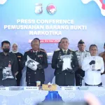 Polda Jatim Musnahkan 22,226 Kg Kokain, Tegaskan Komitmen Perang Melawan Narkoba