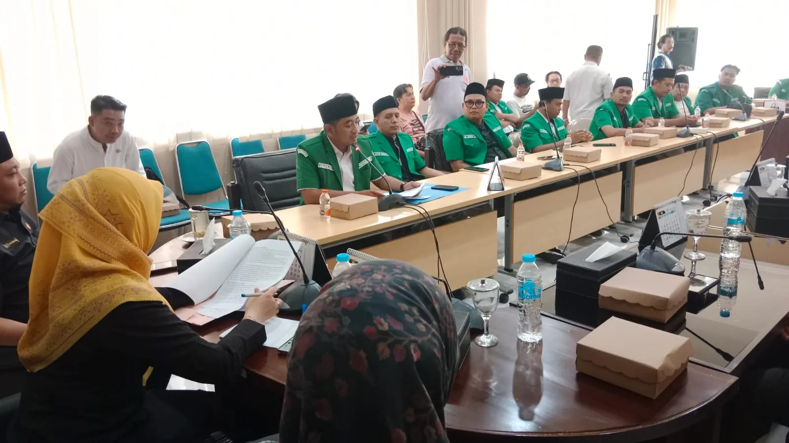 Perjuangkan Nasib Pendidikan, GP ansor Probolinggo Audiensi Dengan DPRD Terkait Kebijakan BOSDA dan Honor Guru