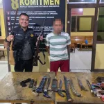 Ancam Warga Dengan Senjata Api Rakitan, Pria Di Kecamatan Manis Mata Di Ringkus Polisi