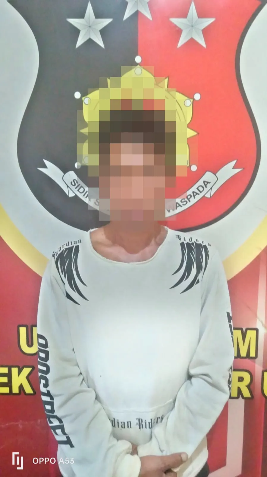 Usai Lakukan Begal, Seorang Pria Paruh Baya Diamankan Anggota Polsek Matan Hilir Utara