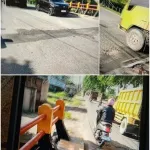 Jembatan Sungai Putat Kecamatan Pontianak Utara Banyak Lobang