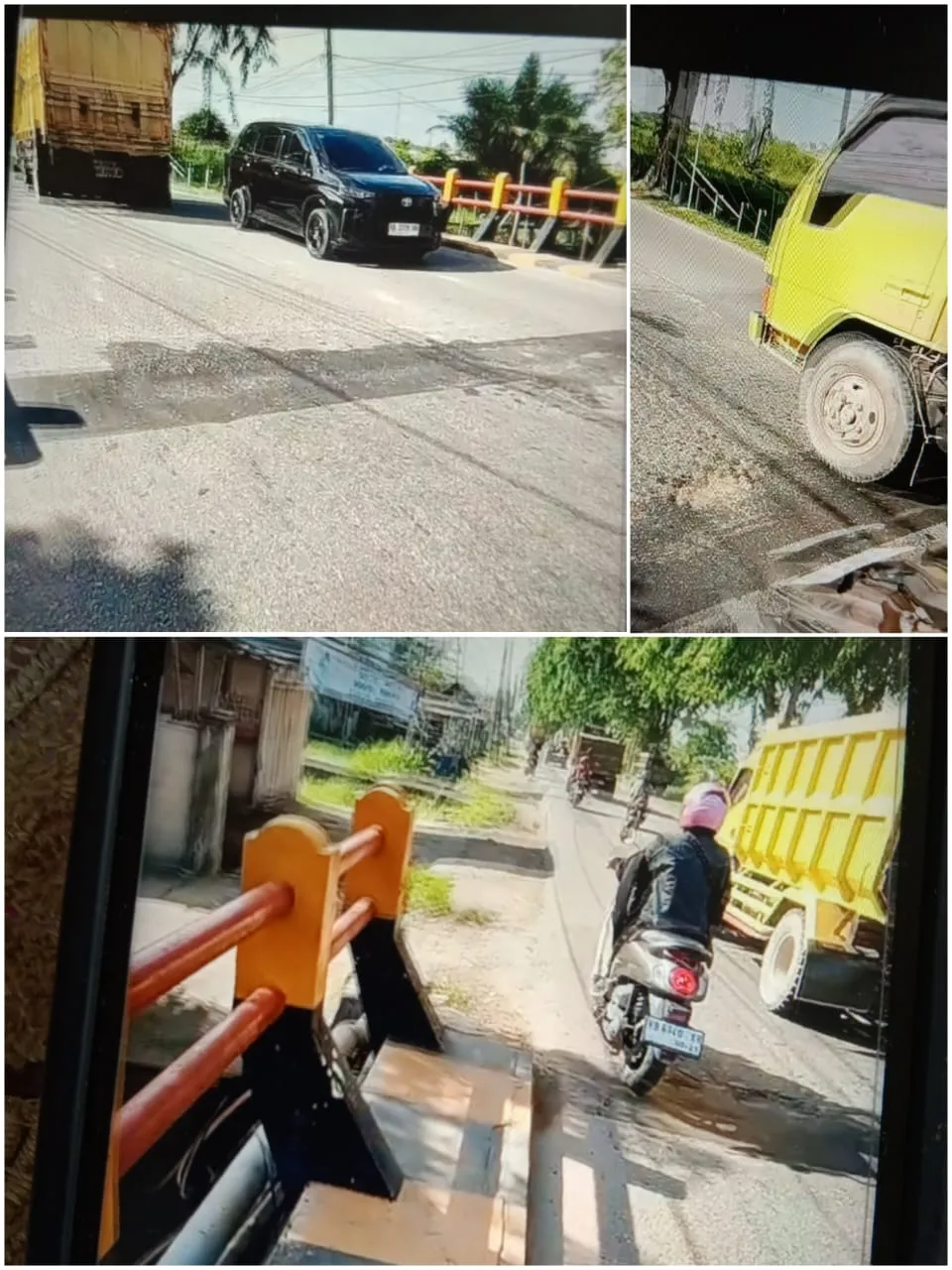 Jembatan Sungai Putat Kecamatan Pontianak Utara Banyak Lobang