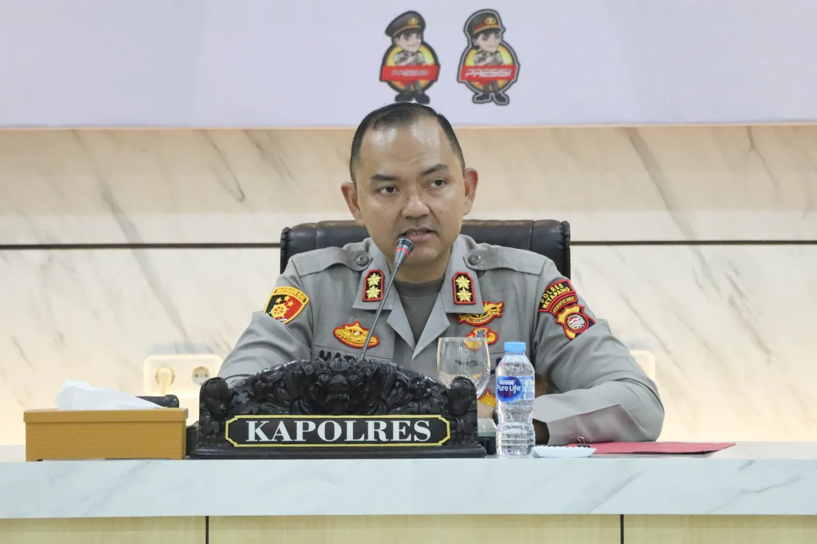 Kapolres Ketapang Pimpin Pembukaan Pelatihan Fungsi Teknis Samapta di Aula Polres Ketapang