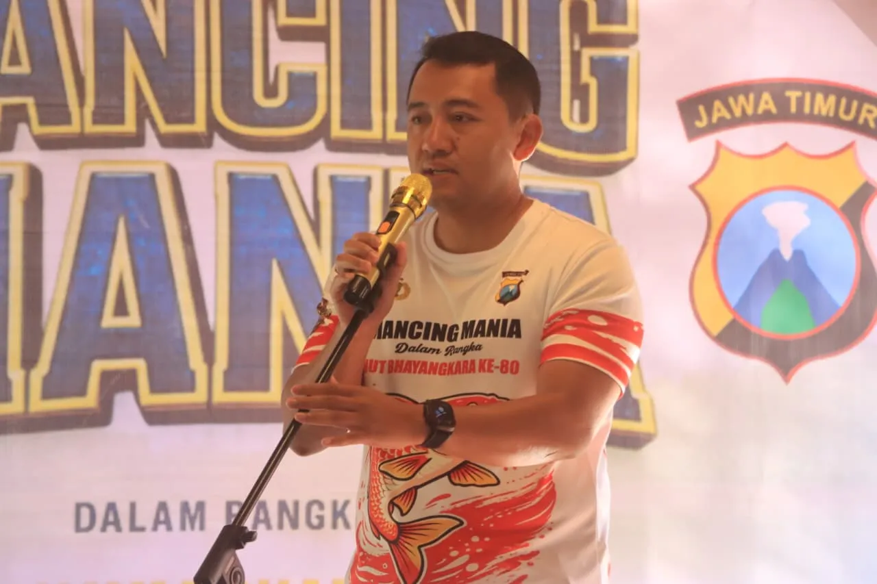 Jalin Kedekatan dengan Masyarakat, Polres Probolinggo Gelar Lomba Mancing Hari Bhayangkara ke-80