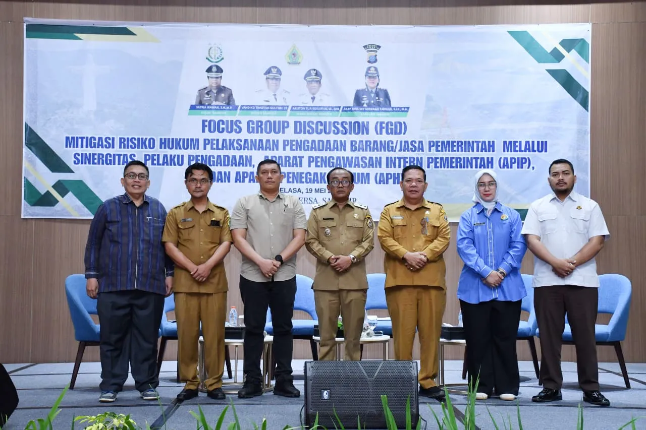 Mitigasi Risiko Hukum Pengadaan Barang dan Jasa, Pemkab Samosir Perkuat Sinergi Bersama APIP dan APH
