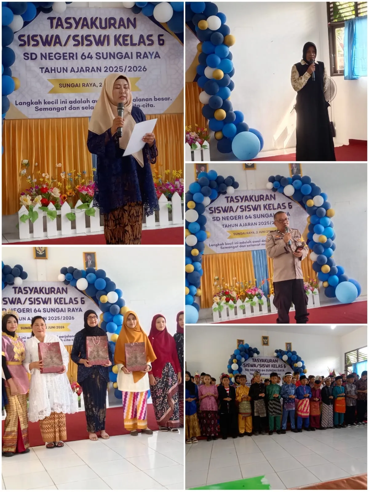 Sebanyak 70 Siswa – Siswi Kelas,VI SDN 64 Sungai Raya Melakukan Pelepasan