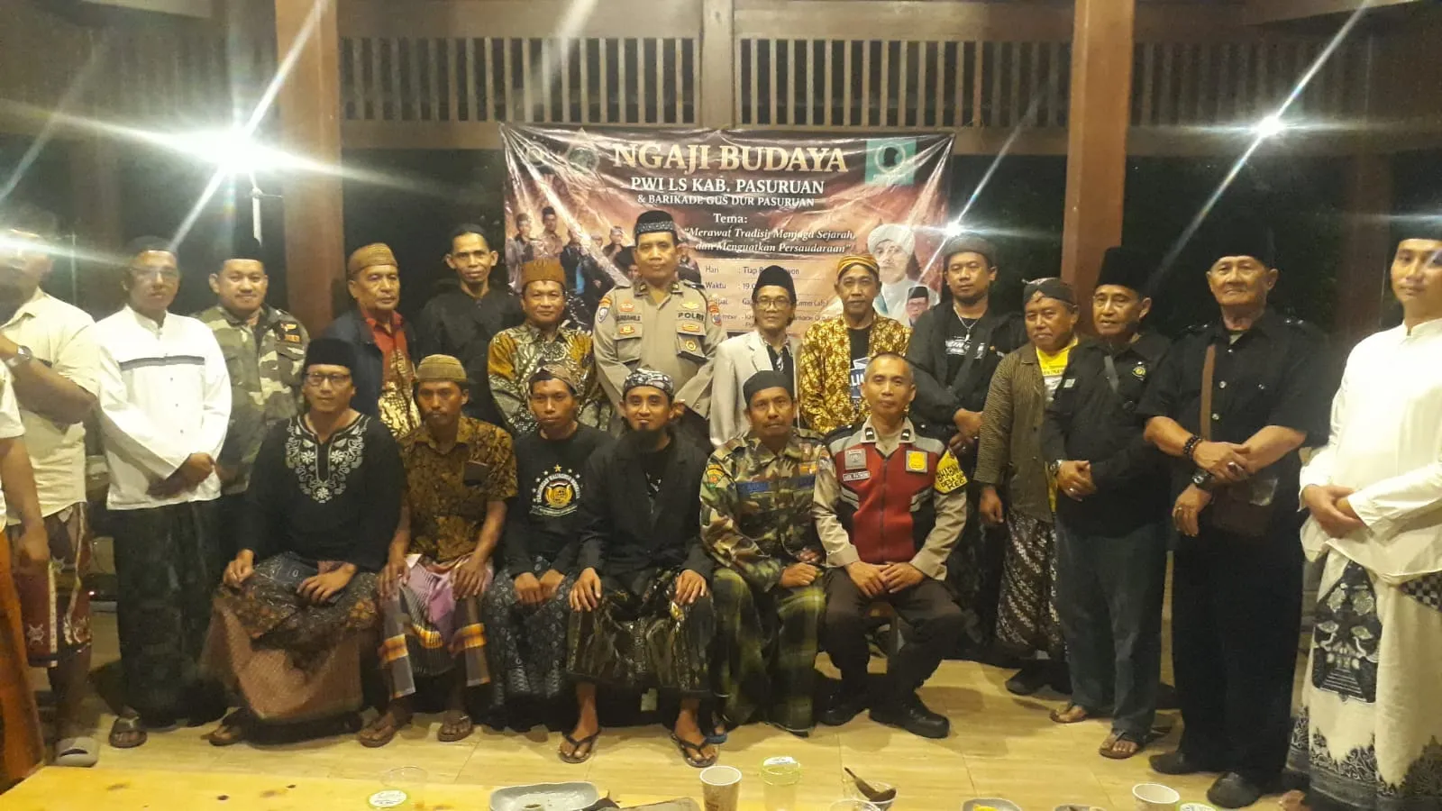 Polres Pasuruan Ajak Ormas PWI – LS Perkuat Persaudaraan Lewat Ngaji Budaya Kebangsaan