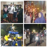 Pergantian Tahun Baru Islam Warga RW 1 Kelurahan Karanganyar Menggelar Arak Arakan Obor