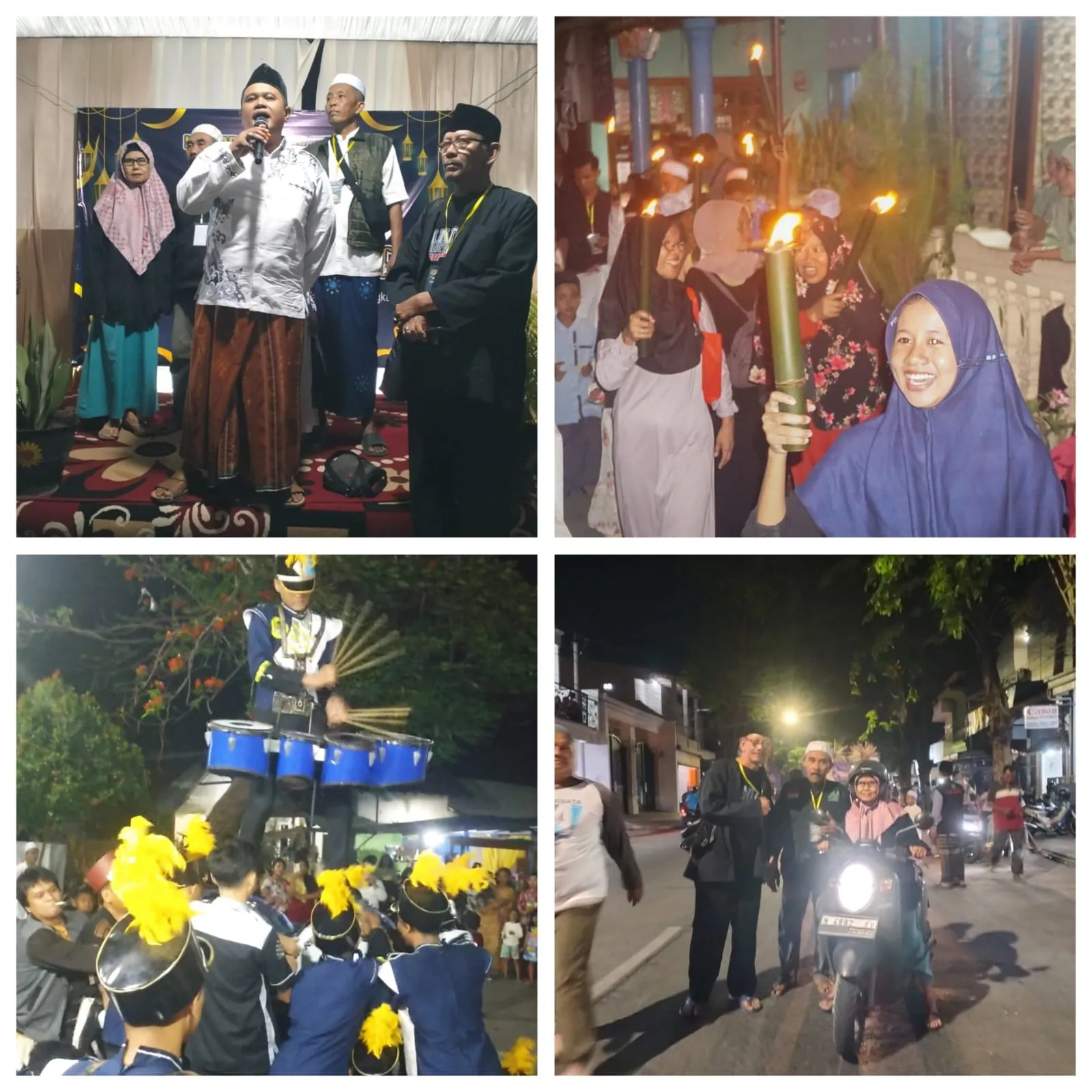 Pergantian Tahun Baru Islam Warga RW 1 Kelurahan Karanganyar Menggelar Arak Arakan Obor