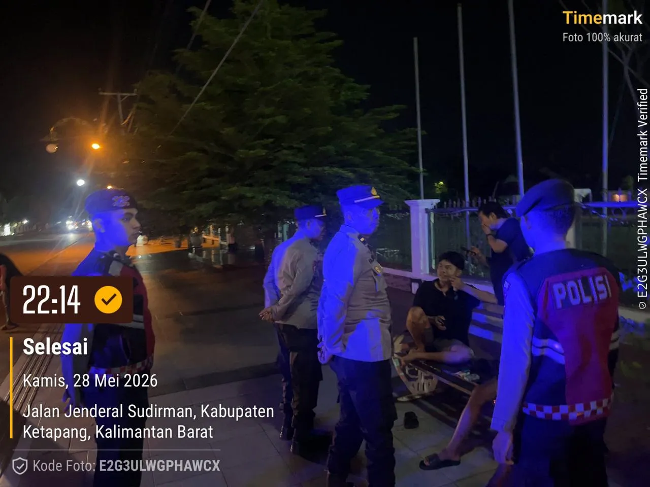 Patroli Perintis Presisi Sat Samapta Polres Ketapang Antisipasi Gangguan Kamtibmas di Wilayah Hukum Polres Ketapang