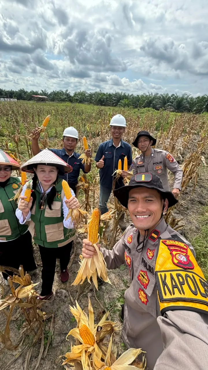 Sinergi Polri dan PT Sandika Nata Palma (Minamas Group) Dukung Ketahanan Pangan Nasional di Marau