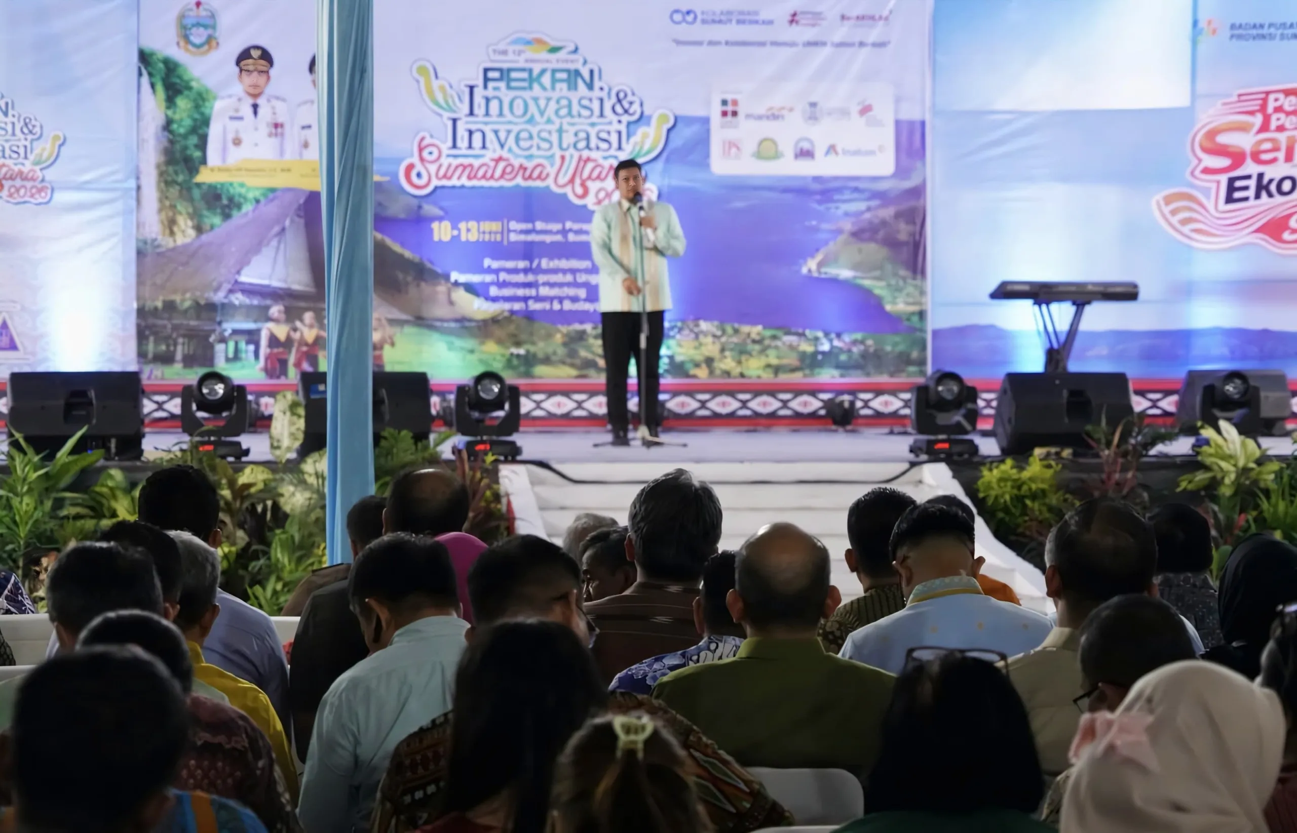 Dukung program “UMKM Sumut Berkah”, Bupati Samosir Vandico Gultom hadiri pembukaan Pekan Inovasi dan Investasi Sumatera Utara tahun 2026