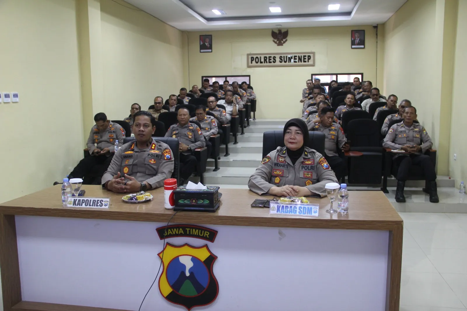 Dalam Rangka Hari Bhayangkara KE-80 Polres Sumenep Gelar Dialog Kebangsaan.