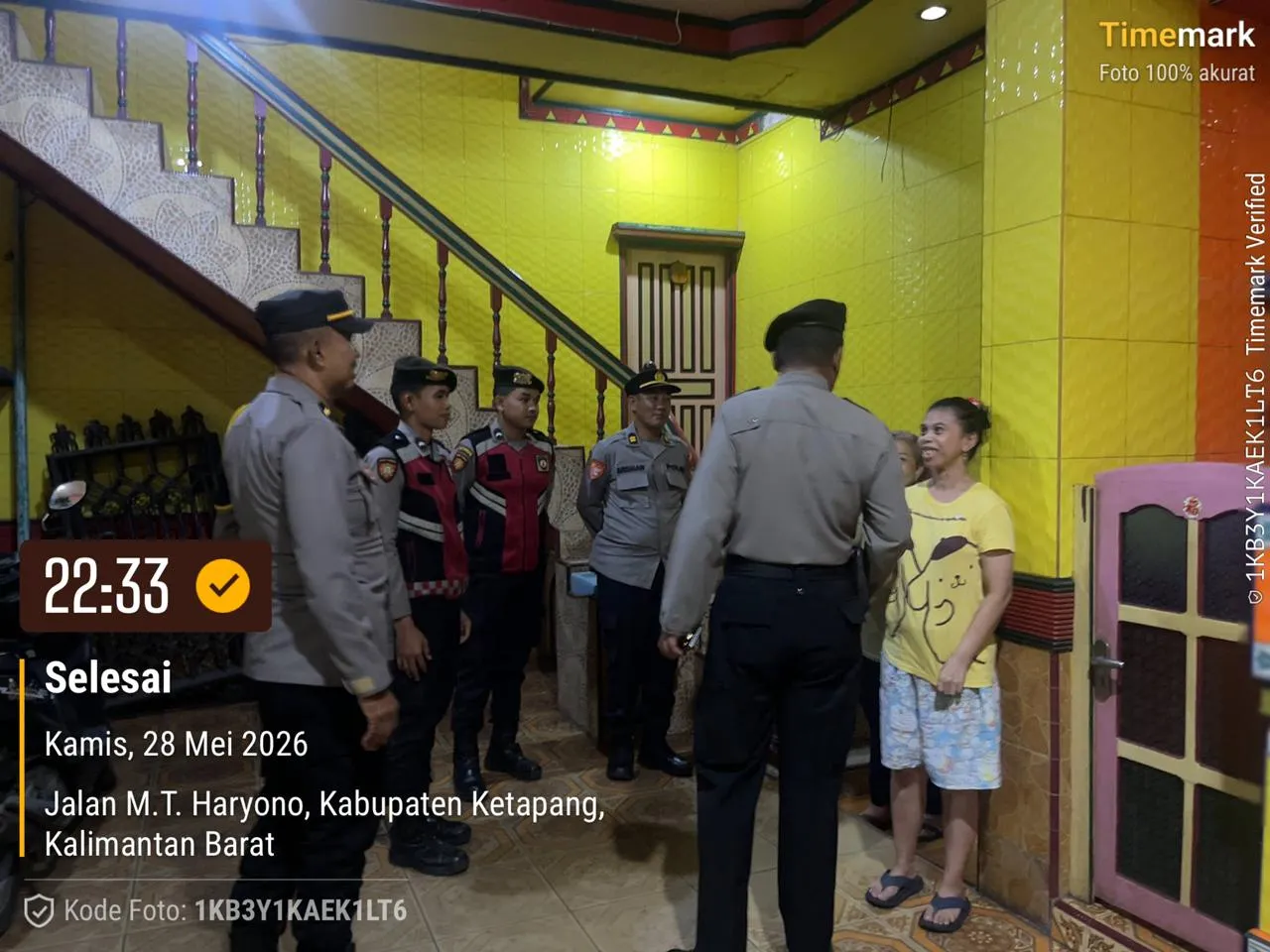Patroli Perintis Presisi Sat Samapta Polres Ketapang Antisipasi Gangguan Kamtibmas di Wilayah Hukum Polres Ketapang