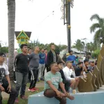 Polres Ketapang Gelar Nobar Piala Dunia di Bundaran Taman Kedondong Bersama Masyarakat