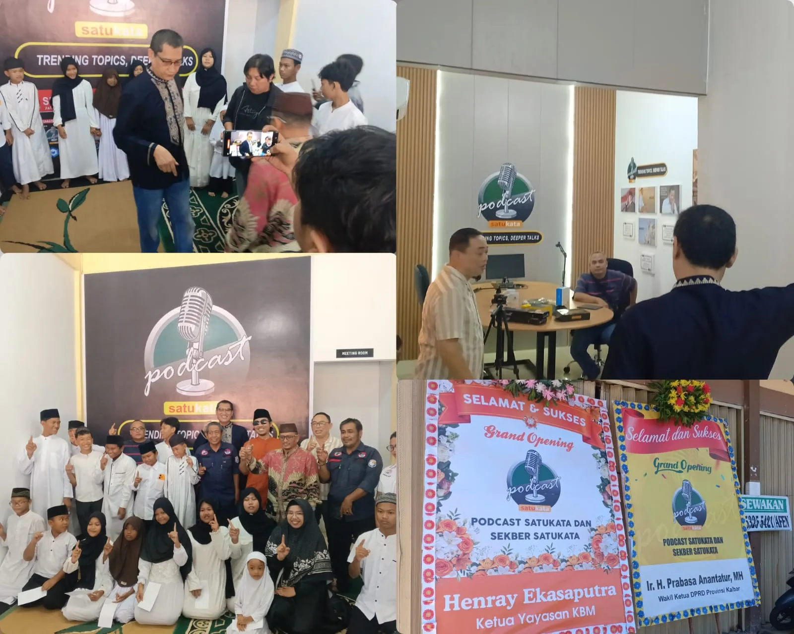 Sekretariat Bersama Podcast Satu Kata Kalbar Diresmikan