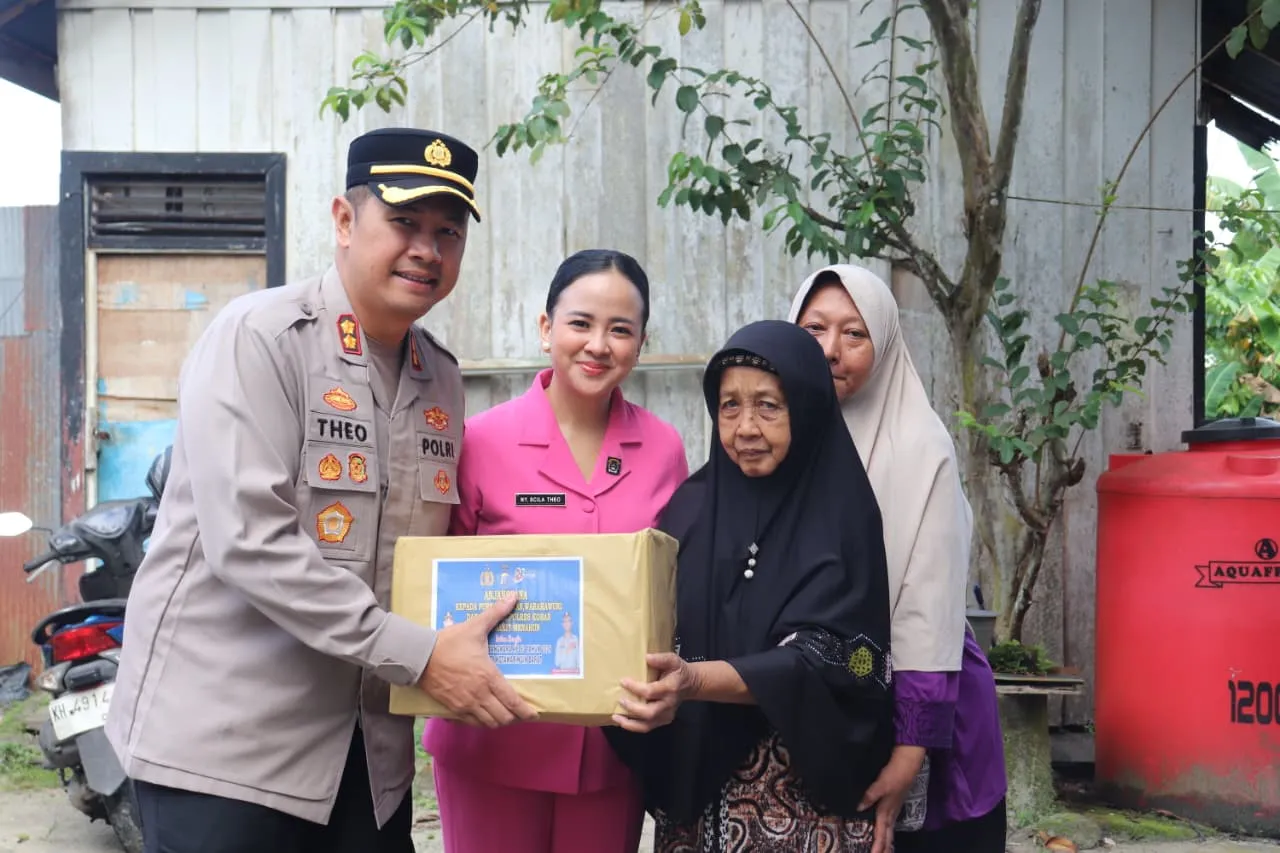 Polres Kotawaringin Barat Gelar Anjangsana ke Warakauri Sambut Hari Bhayangkara ke-80