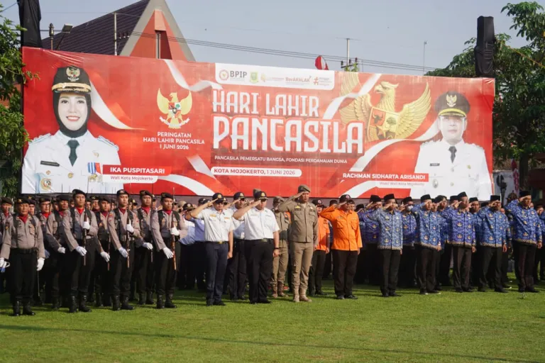 Peringati Hari Lahir Pancasila 2026, Pemkot Mojokerto Teguhkan Semangat Persatuan dan Perdamaian
