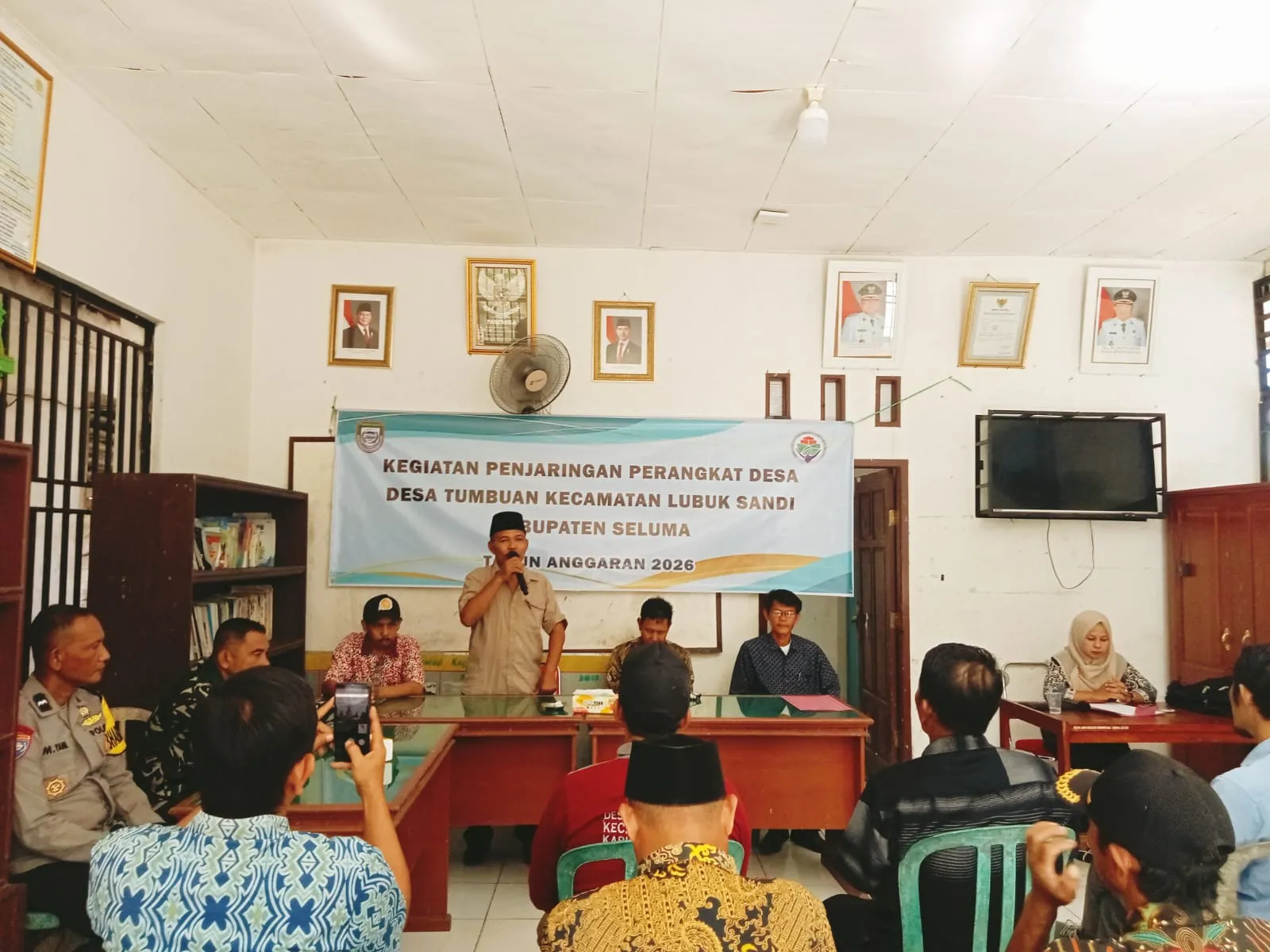 Desa Tumbuan Gelar Ujian Penjaringan dan Penyaringan Perangkat Desa Tahun 2026