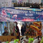 Kesenian Kuda Lumping Turonggo Seto Wahyu Sejati Meriahkan Pembukaan Kejuaraan Karate Inkanas Se-Jawa Timur