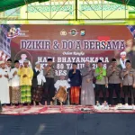 Dzikir dan Doa Bersama Hari Bhayangkara ke-80, Ribuan Jamaah Padati Masjid Agung Bangil