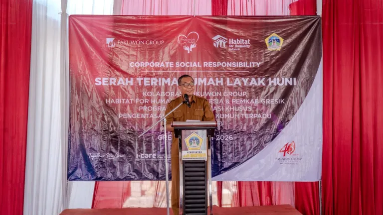Serah Terima Rumah Layak Huni Program DAK PPKT Desa Campurejo, Panceng, Sekda Gresik Apresiasi Dukungan Pakuwon Group dan Habitat Indonesia