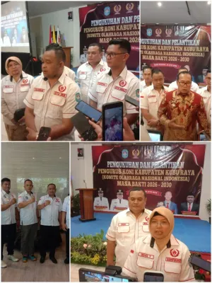 Pengurus KONI Kubu Raya Masa Bakti 2026- 2030 Resmi Dilantik Target Masuk Peringkat 3 Besar