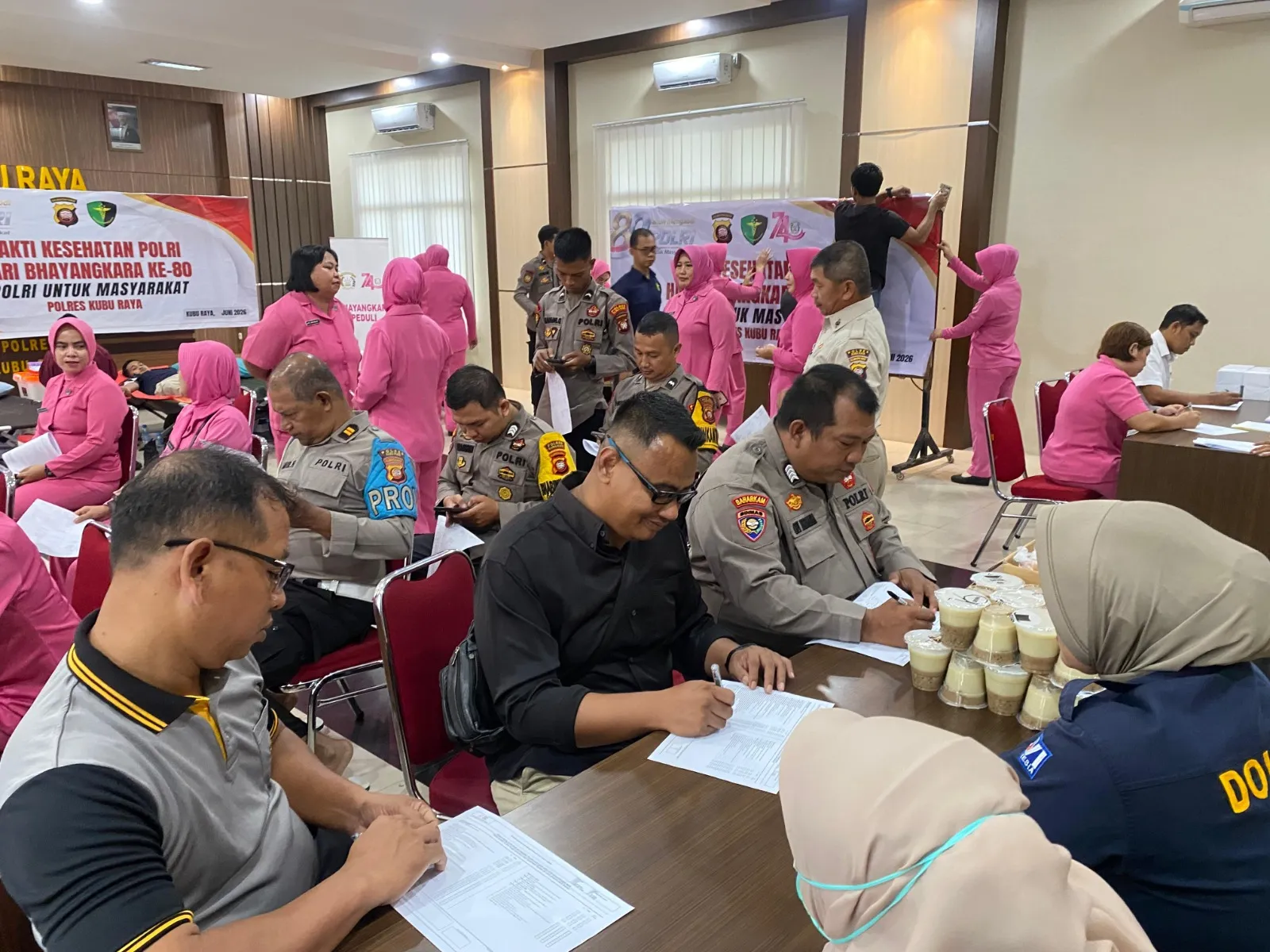 Hari Bhayangkara Ke-80, Kapolres Kubu Raya: Setetes Darah Sangat Bermanfaat untuk Kemanusiaan