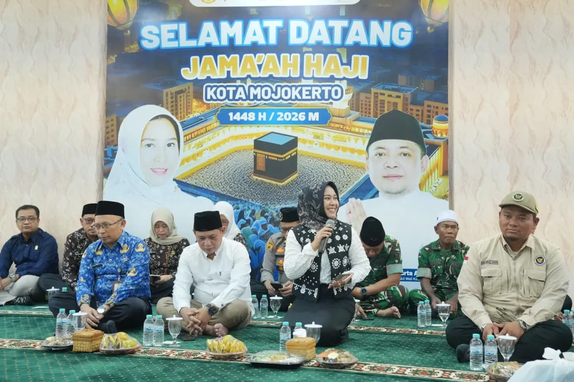 Usai Tunaikan Rukun Islam Kelima, Jemaah Haji Kota Mojokerto Tiba di Bumi Majapahit
