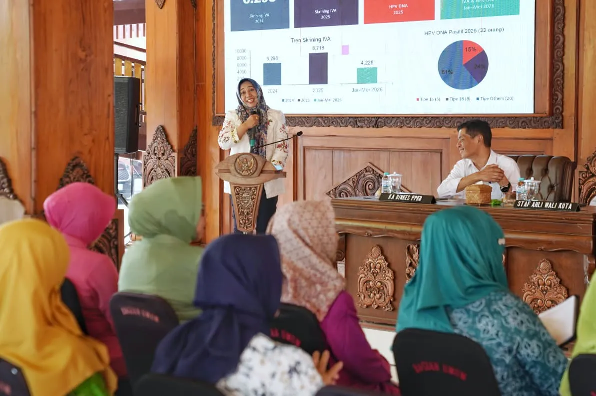 Cegah Kanker Serviks, Pemkot Mojokerto Libatkan Organisasi Wanita dalam Gerakan Skrining IVA, Wali Kota Mojokerto Ajak Organisasi Perempuan Perkuat Deteksi Dini Kanker Leher Rahim
