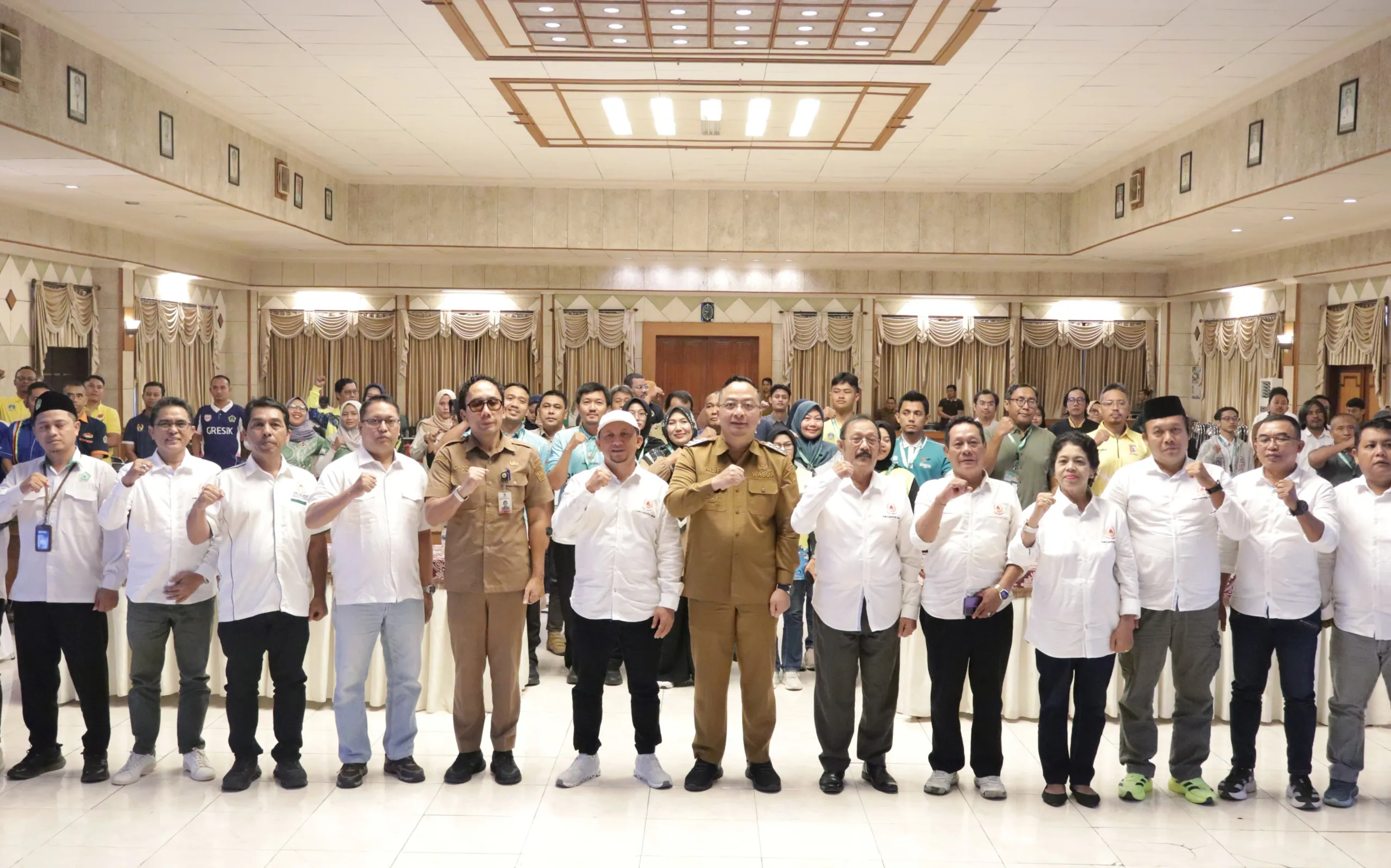 Buka Bimtek LPJ Pengkab KONI Gresik, Wabup Asluchul Alif Ingatkan Pentingnya Akuntabilitas Keuangan