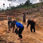 Kapolsek Simpang Dua Bersama PPL, Poktan, dan Warga Laksanakan Penanaman Jagung Hibrida Dukung Ketahanan Pangan Nasional