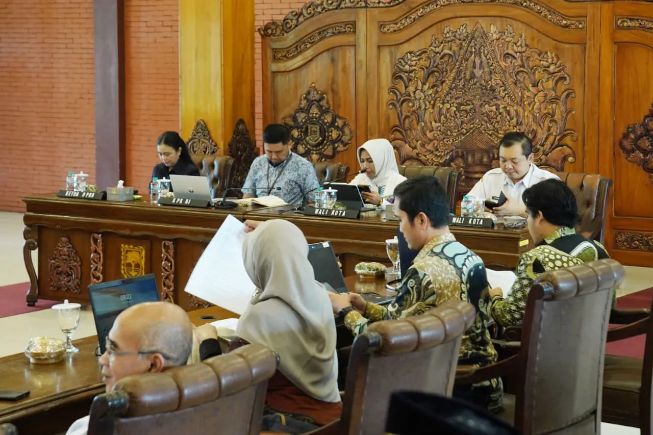 Kota Mojokerto Raih Nilai Sempurna 100 Persen dalam Penilaian Tindak Lanjut Perbaikan Tata Kelola Pemda oleh KPK