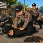 Kabur Usai Curi Motor, Remaja di Gunung Pelindung Terjatuh dan Ditangkap Warga*