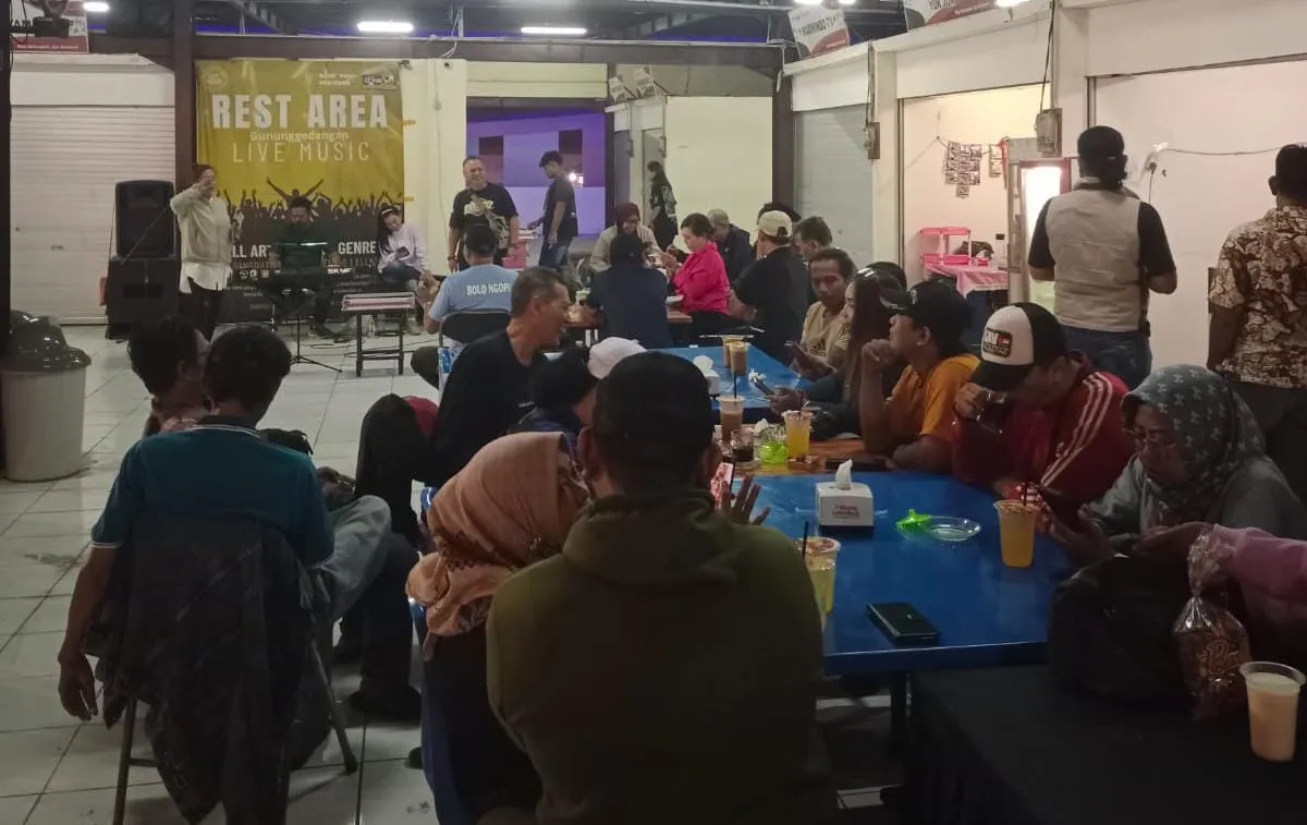 Rest Area Gunung Gedangan Kian Ramai, Jadi Pusat Aktivitas UMKM dan Ruang Kreatif Masyarakat