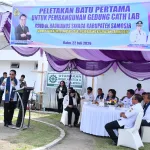 Pembangunan Cathlab RSUD Hadrianus Sinaga Dimulai, Wamenkes RI dan Bupati Samosir Letakkan Batu Pertama