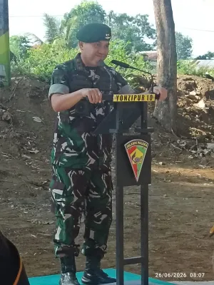 Panglima Divisi Infantri 2 Kostrad Resmikan Jembatan Bakalan Bugul Kidul Kota Pasuruan