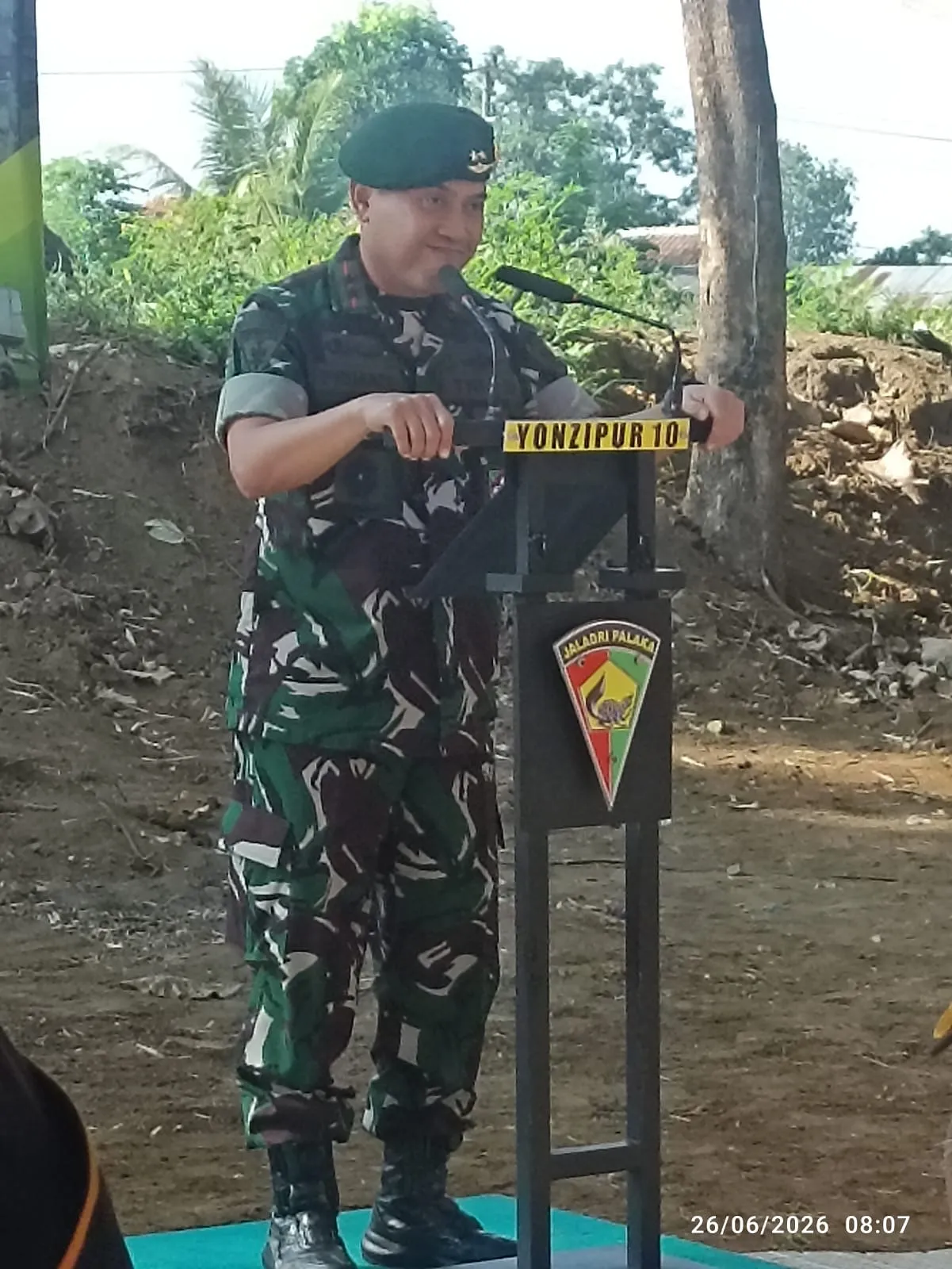 Panglima Divisi Infantri 2 Kostrad Resmikan Jembatan Bakalan Bugul Kidul Kota Pasuruan