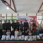 Waka Polres Ketapang Gelar Syukuran Hari Bhayangkara Ke-80 bersama anak – anak Santri di Ponpes An-Nawawi