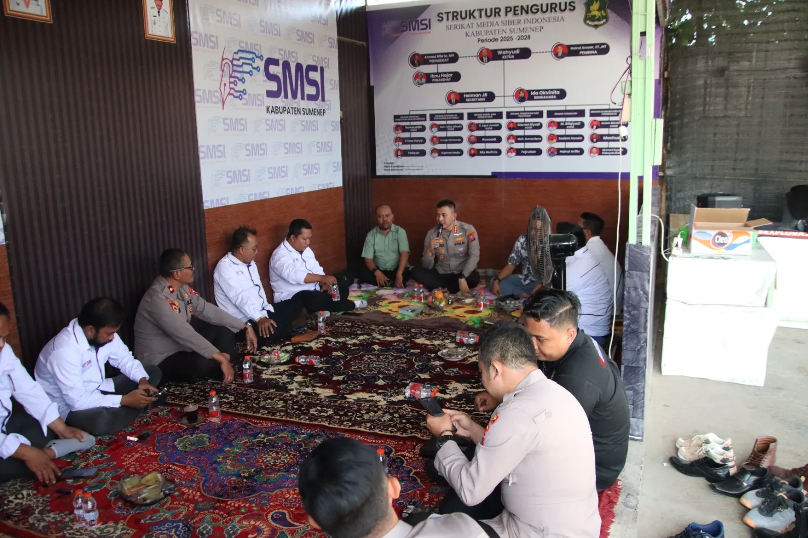 Kapolresta Sumenep Silaturahmi dengan SMSI, Perkuat Sinergi Polri dan Media Siber