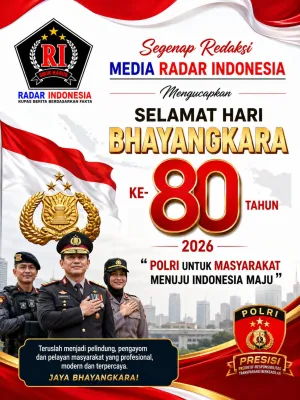 Selamat Hari Bhayangkara ke 80 Tahun