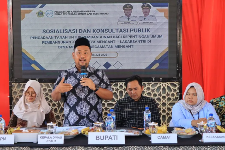 Bupati Yani Matangkan Pelebaran Jalan Menganti-Lakarsantri, Libatkan Warga dalam Tahap Pengadaan Tanah