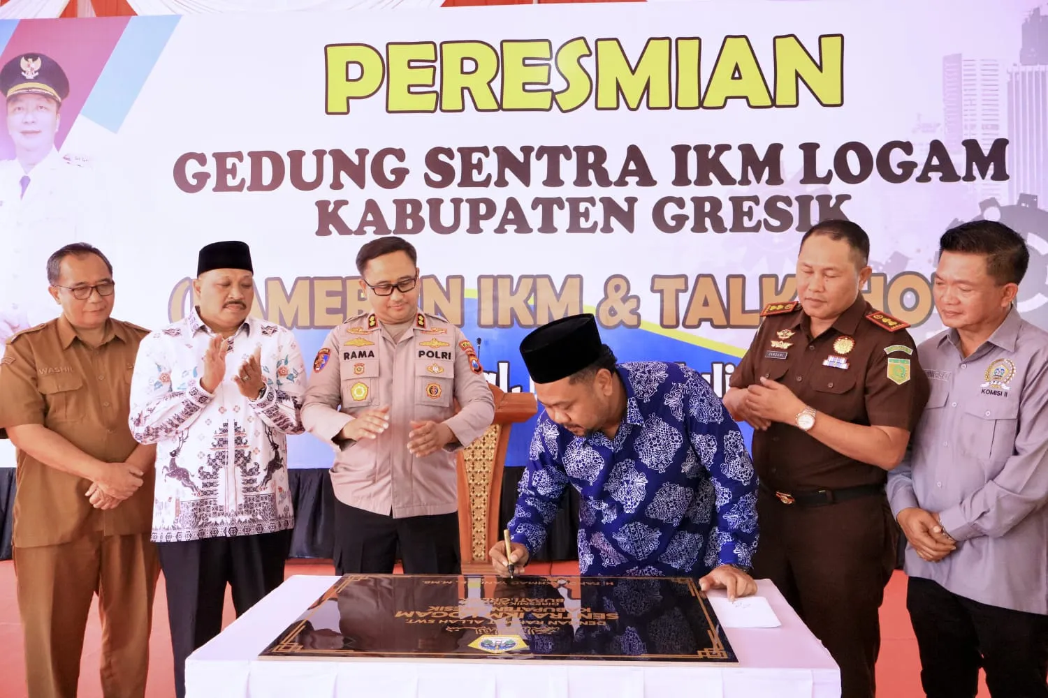 Sentra IKM Logam Gresik Resmi Berdiri, Jadi Fasilitas Produksi Bersama dan Tempat Magang Siswa SMK