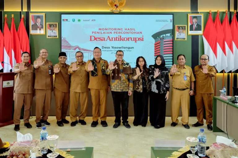 Perkuat Pemerintahan Desa Berintegritas, Pemkab Gresik Siapkan Yosowilangun Jadi Desa Percontohan Antikorupsi