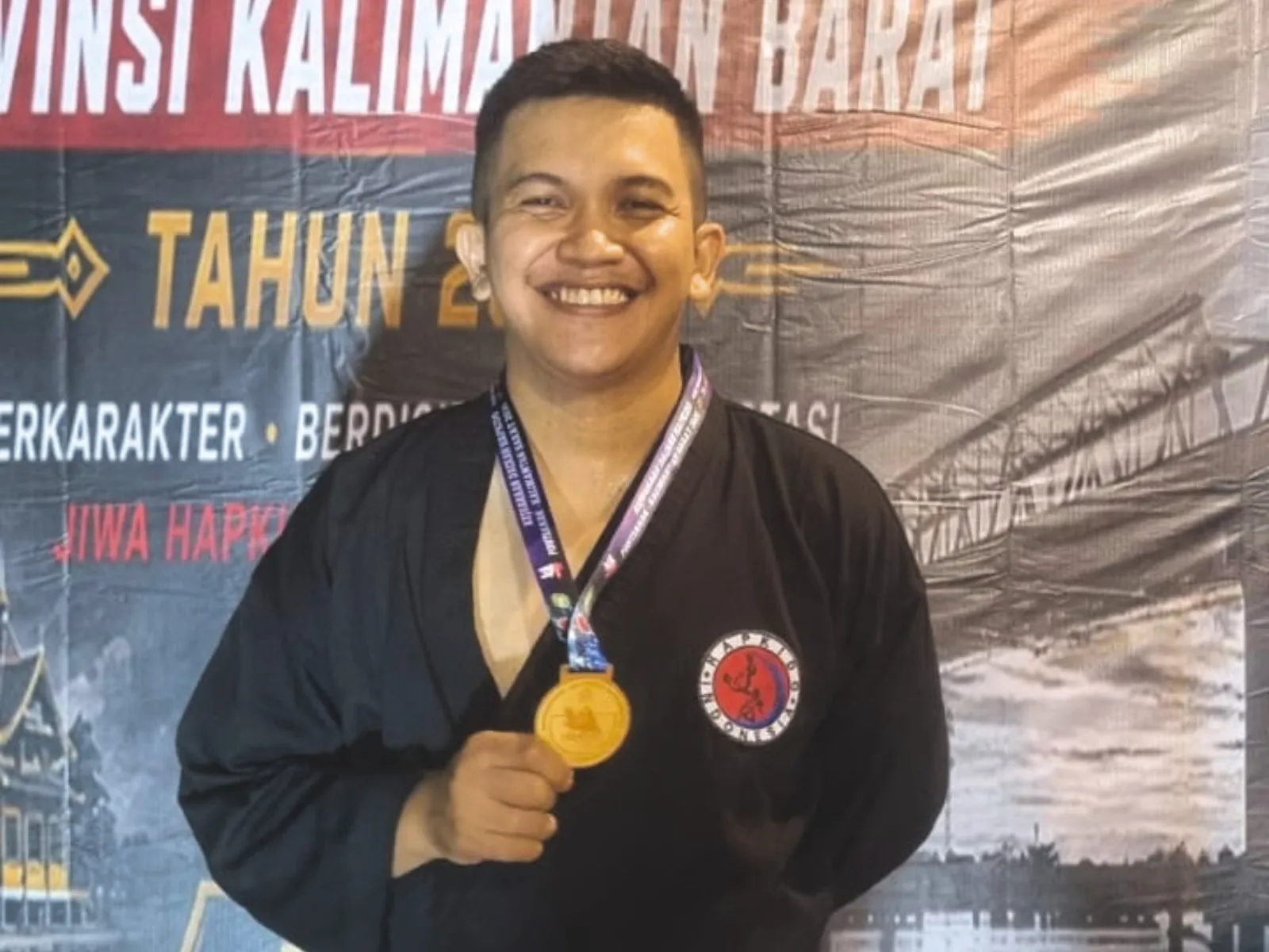 Tumbangkan Personil Polda, Bripda Yoris Polres Kubu Raya Sabet Emas di Kejurda Hapkido Kalbar