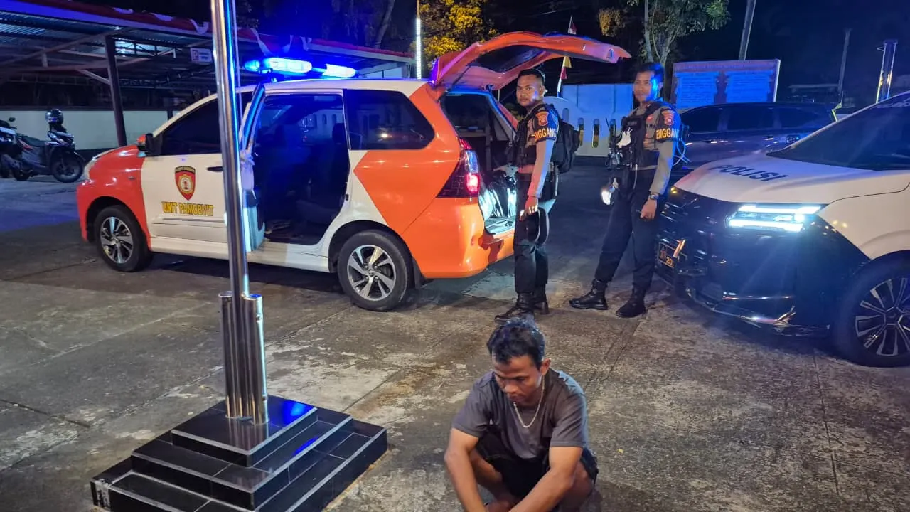 Respon Cepat Patroli Enggang Resta Berhasil Amankan Terduga Pelaku Pencurian di Ruko Kosong