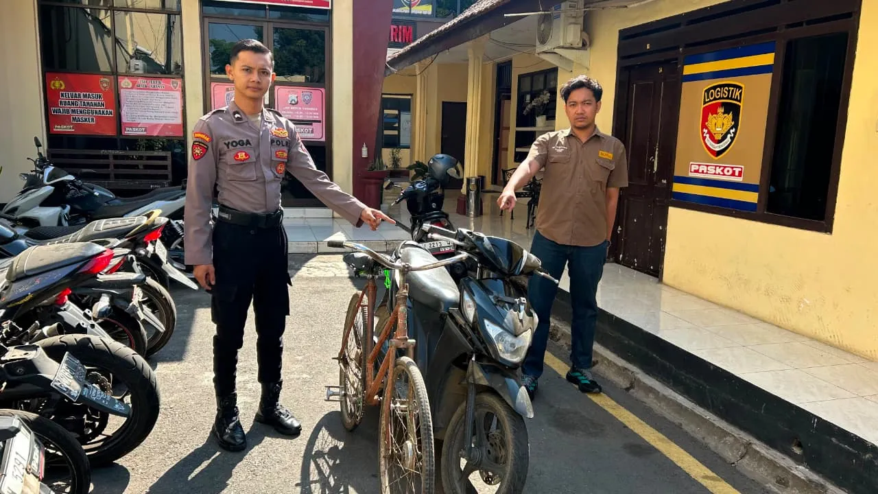 Motor Hilang Saat Pemilik Bersiap Salat Subuh, Satreskrim Polres Pasuruan Kota Berhasil Bekuk Pelaku