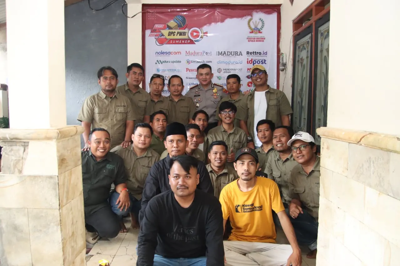 Silaturahmi Penuh Keakraban, Kapolresta Sumenep dan PWRI Perkuat Kemitraan