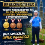 Dari Bangkalan untuk Dunia: Erif Satrio Sumbang Emas untuk Indonesia di World Cup Woodball 2026